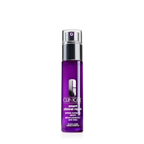 Clinique Smart Clinical Repair Wrinkle Correcting Face Serum With Hyaluronic Acid, Peptides + Advanced Retinoid Serum | Anti-Aging + Hydrating, 1 Fl Oz