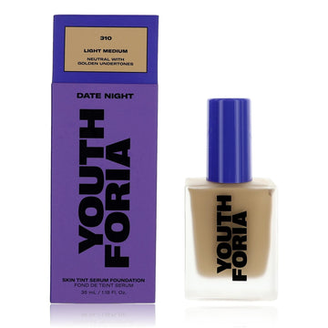 Date Night by Youthforia, 1.18 oz Skin Tint Serum Foundation- 310 Light Medium
