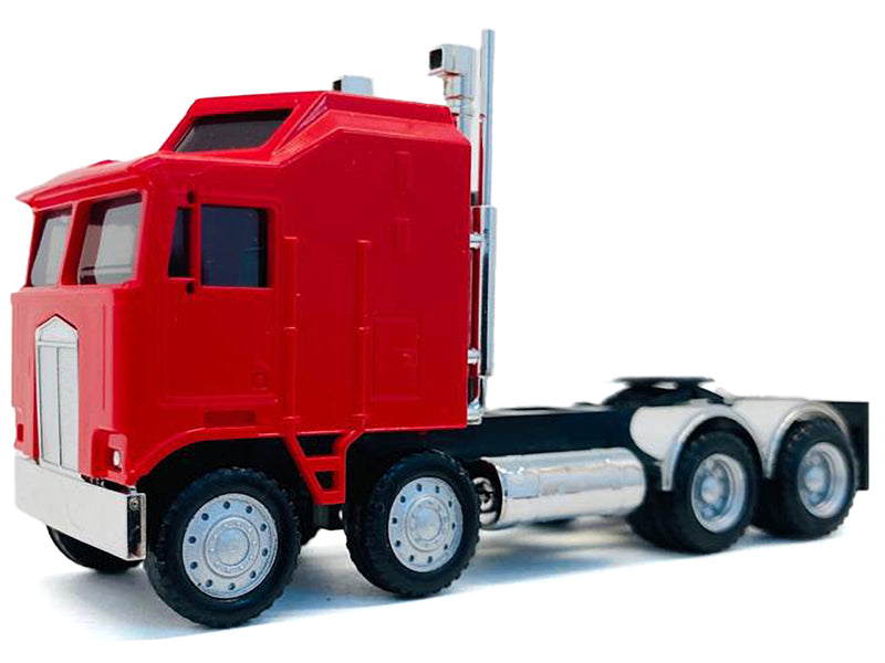 K100 5 Bar Grill Twin Steer Truck Tractor Red 1/87 (HO) Plastic Model Car by Promotex