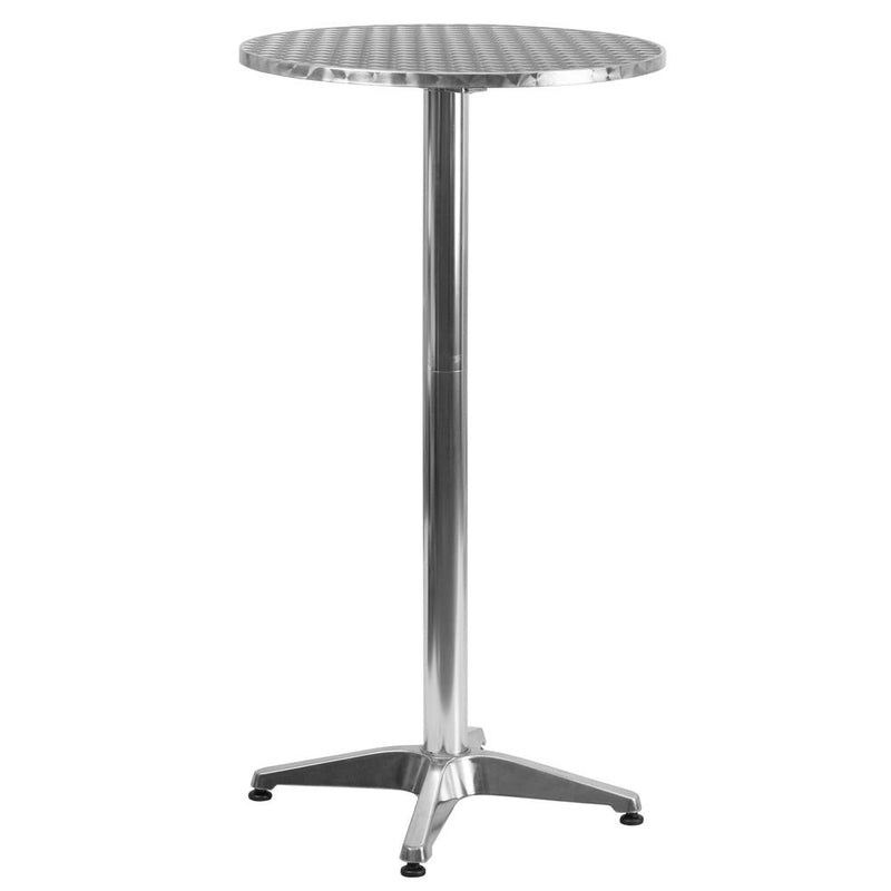 Modern Round Bar Height Table for Commercial or Residential Use