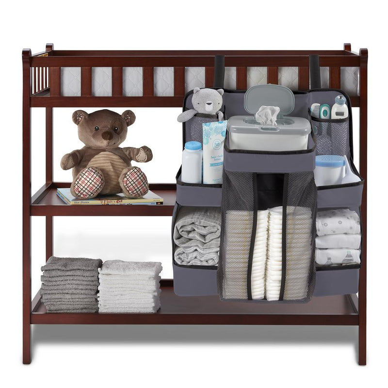 Diaper Caddy and Nursery Organizer for Baby's Essentials - Gray