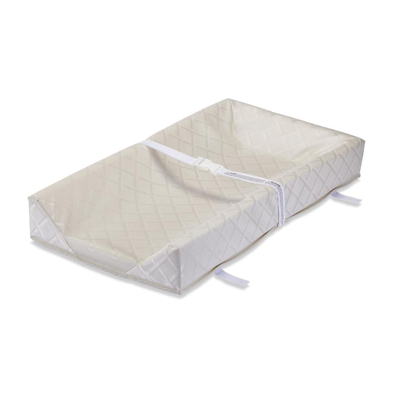 3-Sided Waterproof Diaper Changing Pad, 32" with Easy to Clean Jacquard Cover