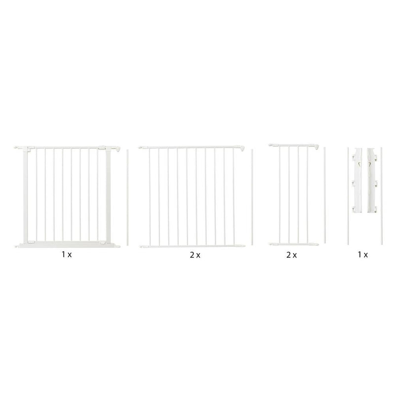 Flex XL Hearth Safety Gate 35.4" - 109.5", White