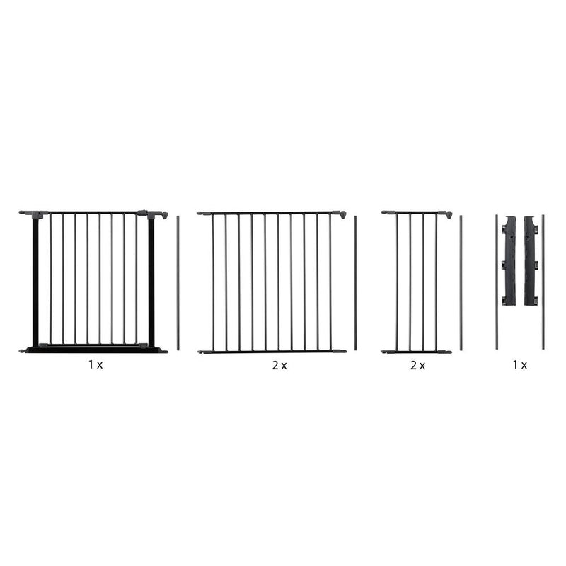 Flex XL Hearth Safety Gate 35.4" - 109.5", Black