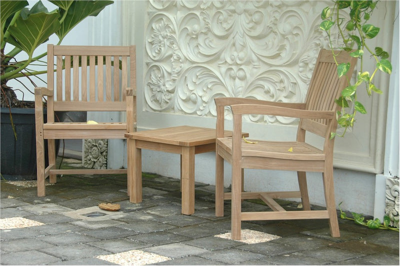 Bahama Chairs and Side Table 3 Piece Set