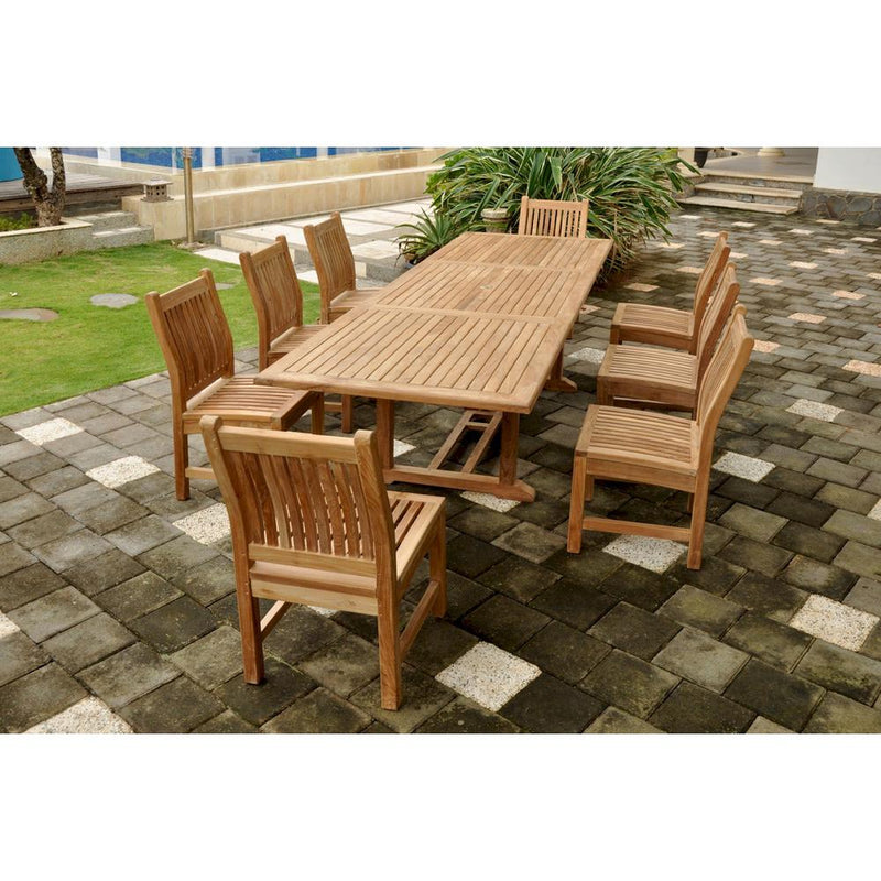 Bahama Rectangular Ext. Dining 9 Piece Set