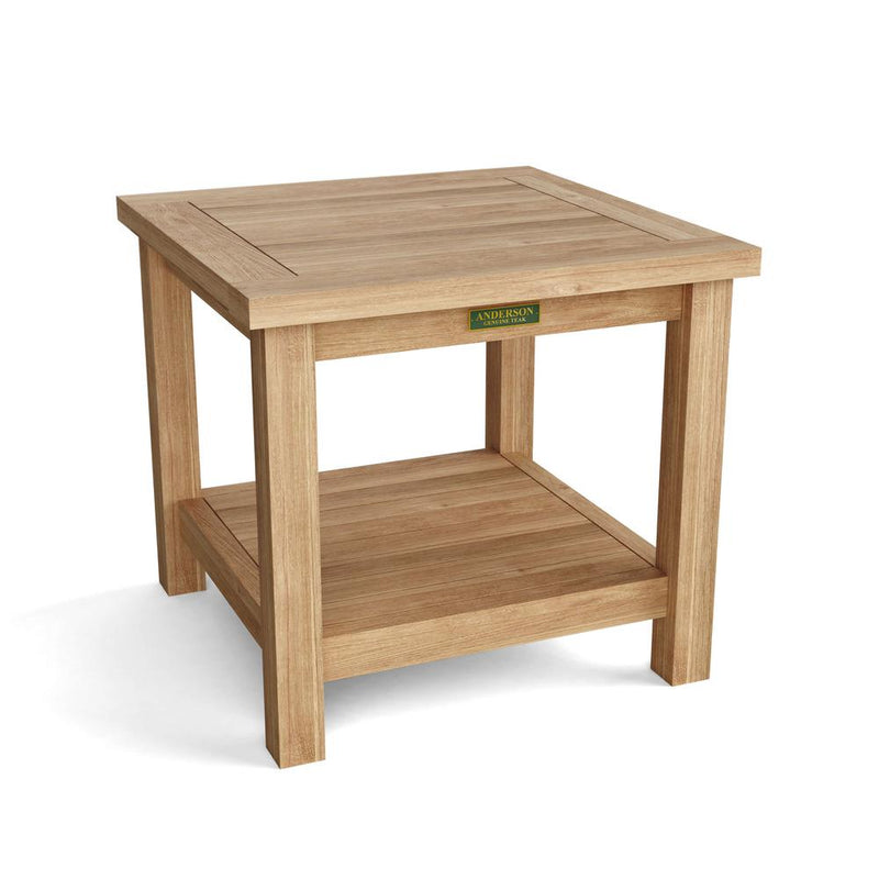 22  Square 2-Tier Side Table