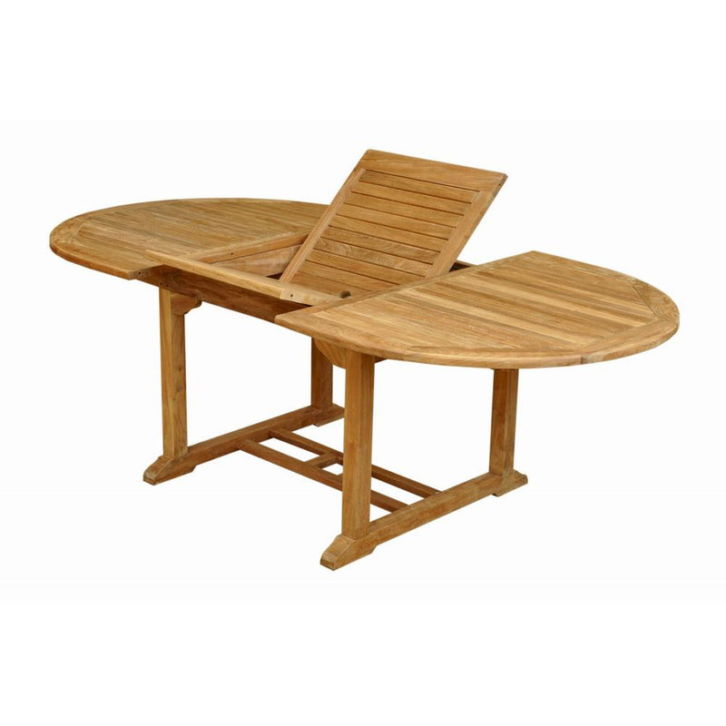 Bahama 87  Oval Extension Table Extra Thick Wood