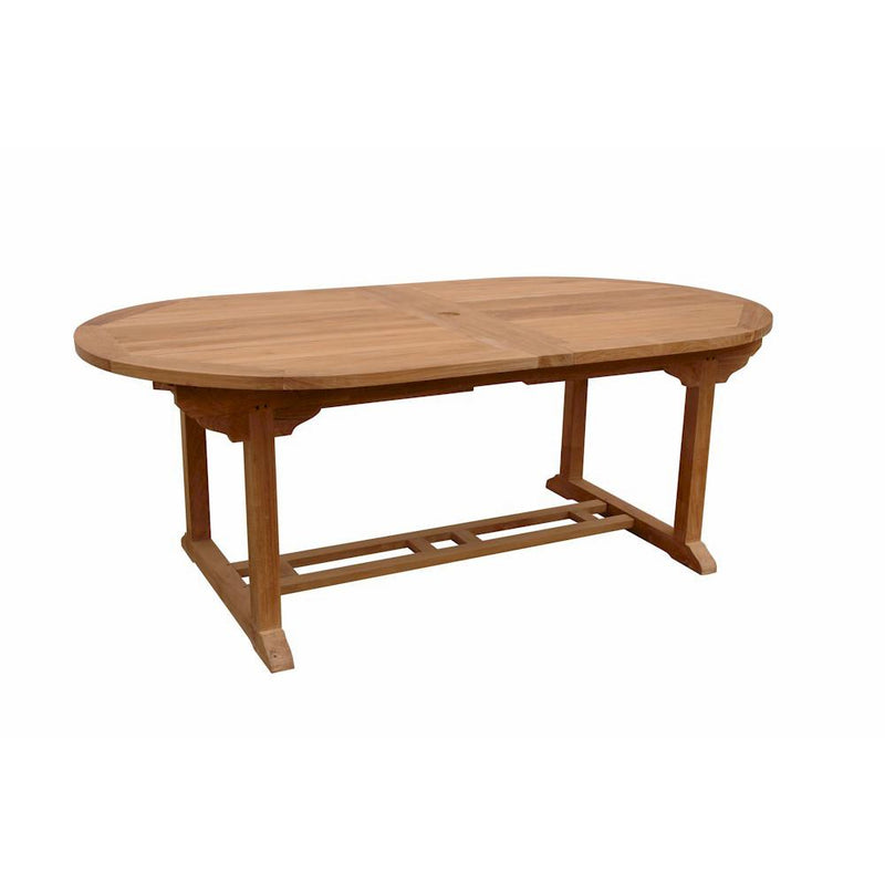 Bahama 117  Oval Extension Table w/ Double Extensions