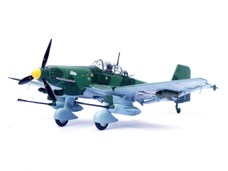 Junkers Ju 87G1 Stuka Bomber Aircraft "10.(Pz)/SG 2 Immelmann GS+MH Dubno Ukraine" (1944) German Luftwaffe "Wing" Series 1/72 Diecast Model by Panzerkampf