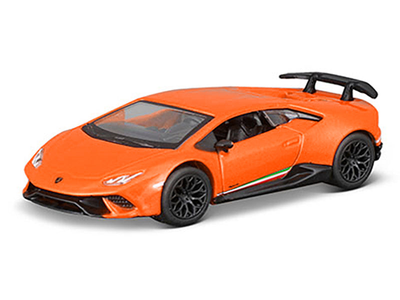 Lamborghini Huracan Performante Orange "Speed Icons" Series 1/64 Diecast Model Car by Maisto