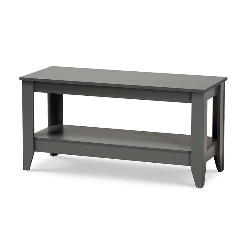 Baxton Studio Elada Modern and Contemporary Grey Finished Wood Coffee Table