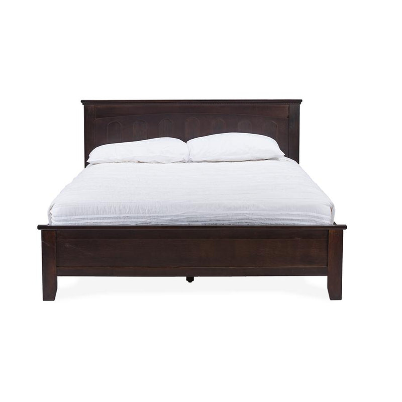 Baxton Studio Spuma Cappuccino Wood Contemporary Full-Size Bed