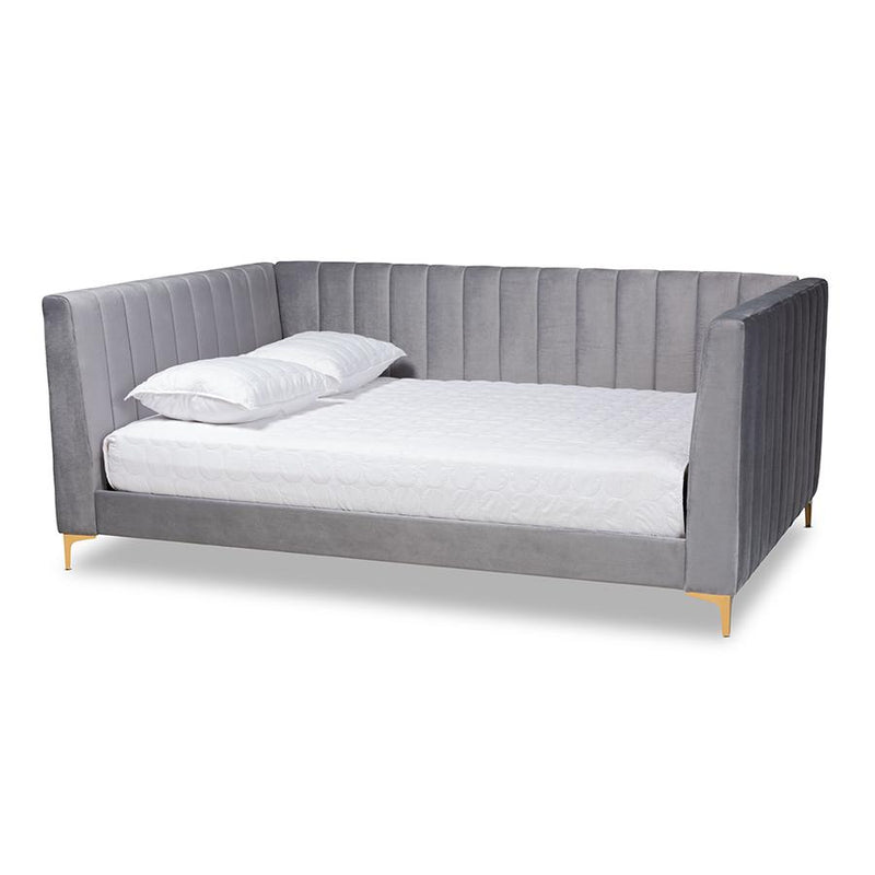 Gold Finished Queen Size Daybed