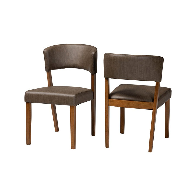 Leather Dining Chairs (Set of 2)