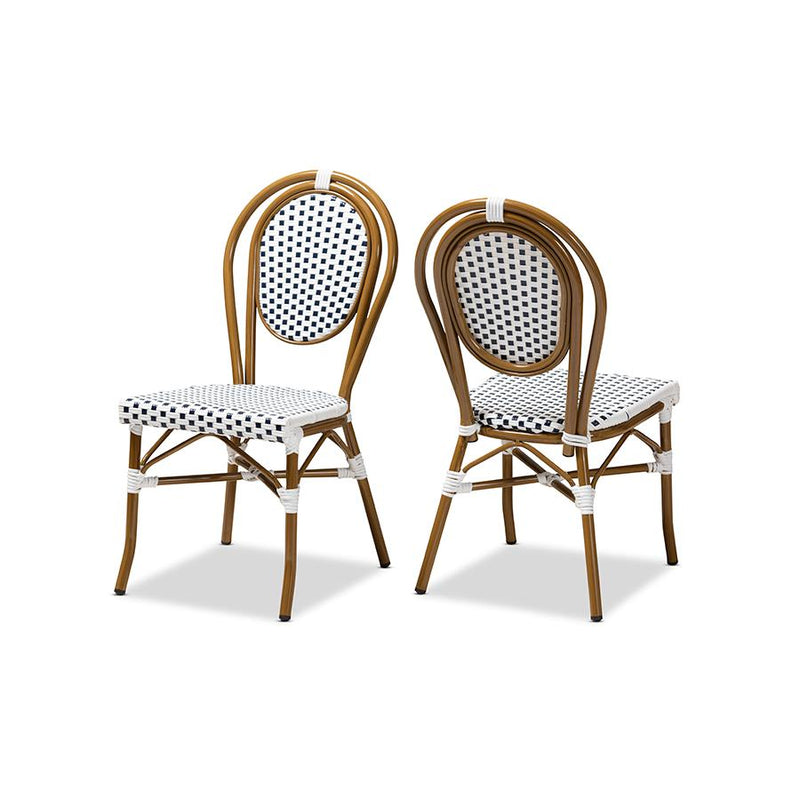 Bistro Stackable Dining Chair Set of 2