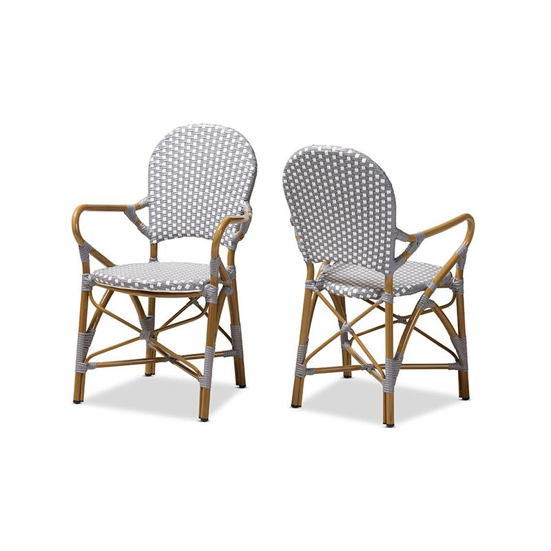 Stackable Bistro Dining Chair Set of 2