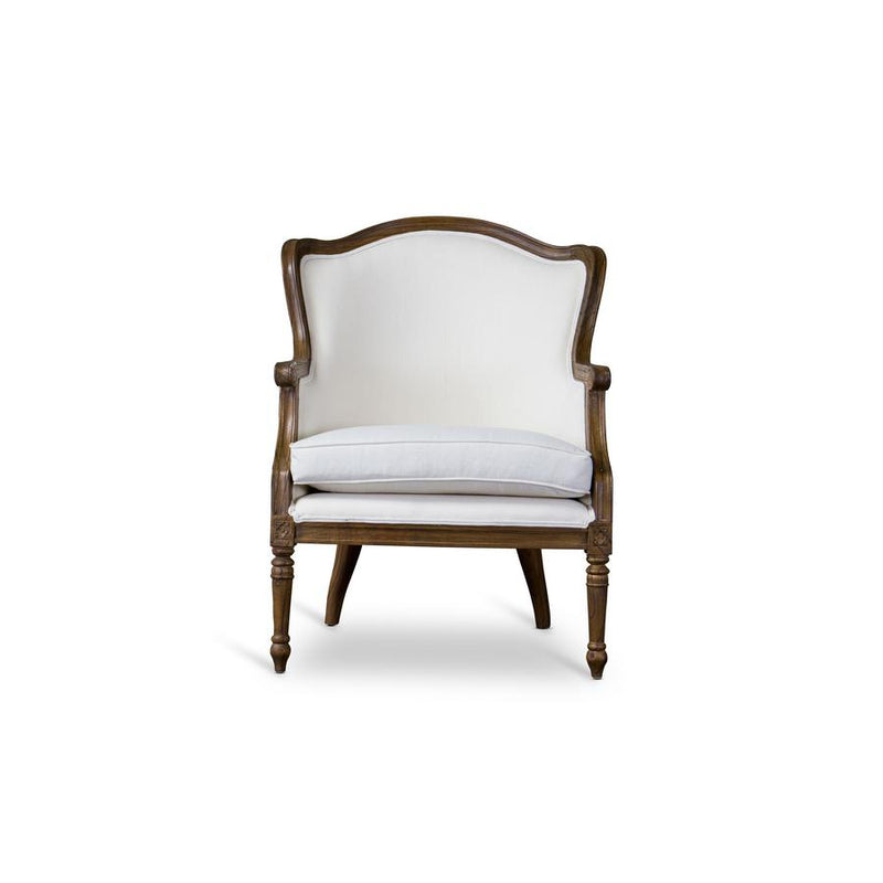 Baxton Studio Charlemagne Traditional French Accent Chair-