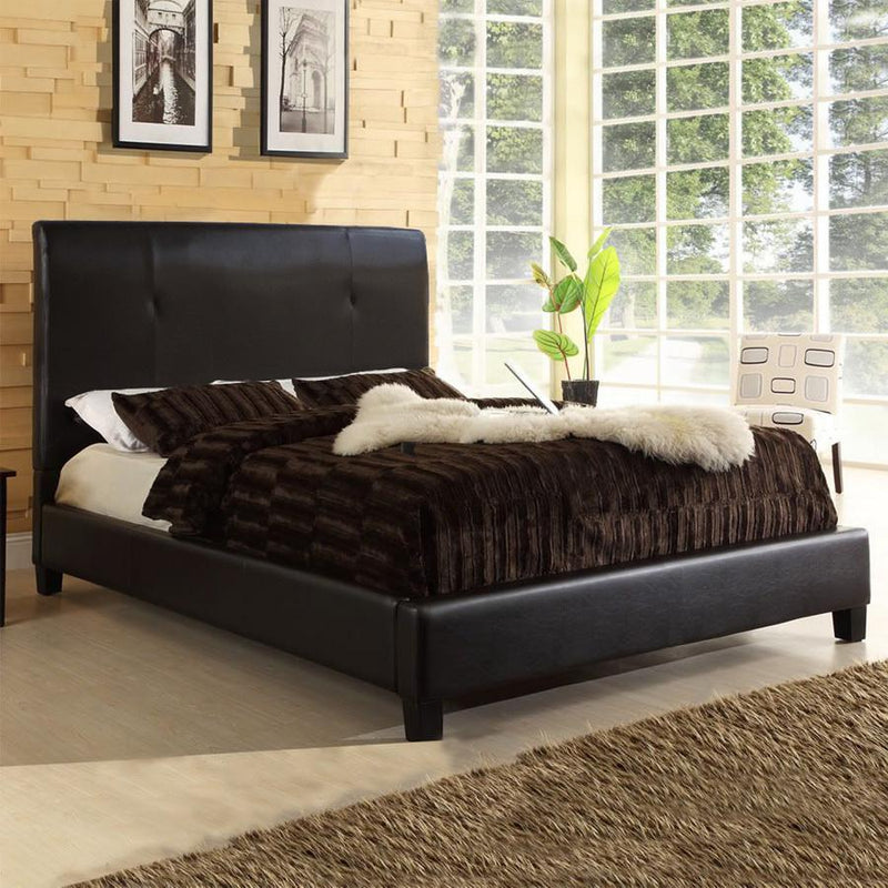 Baxton Studio Cambridge Dark Brown Queen Sized Bed