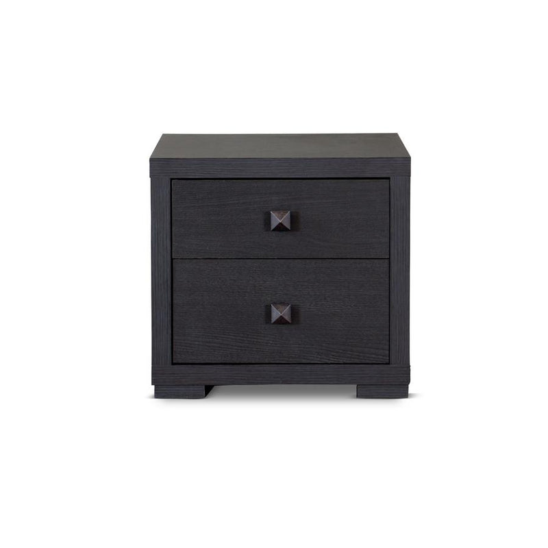 Baxton Studio Espresso Silverstone Modern Nightstand