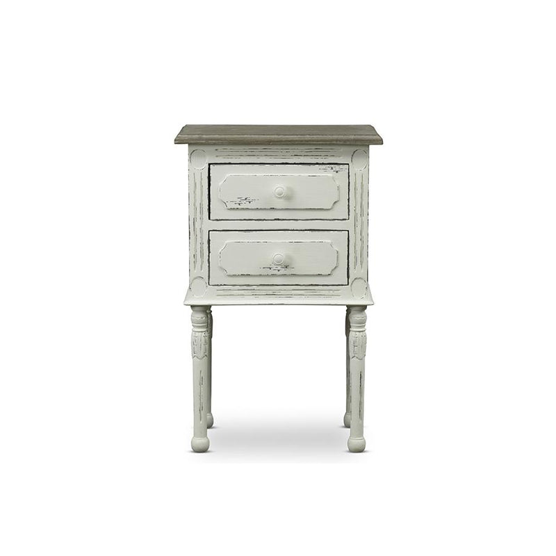 Baxton Studio Anjou Traditional French Accent Nightstand