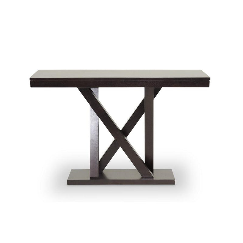 Baxton Studio Everdon Dark Brown Modern Sofa Table