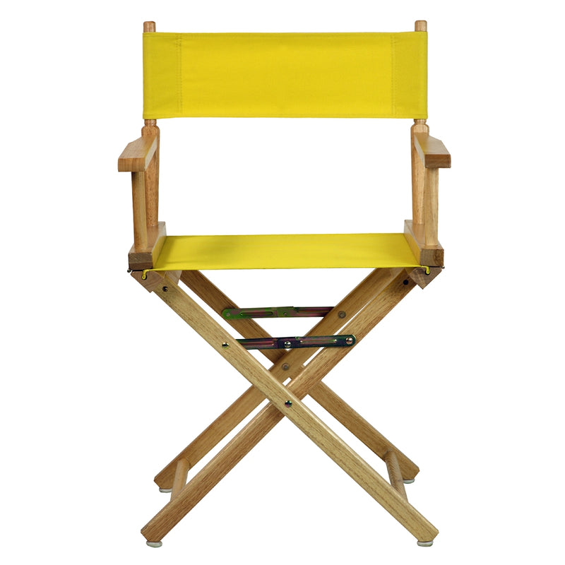 18  Director's Chair Natural Frame-Yellow Canvas