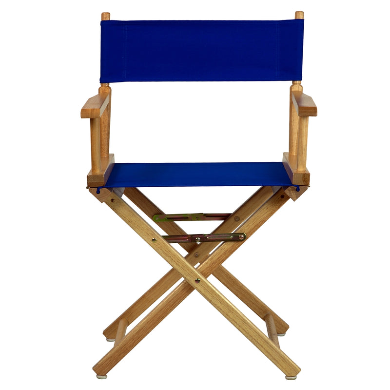 18  Director's Chair Natural Frame-Royal Blue Canvas