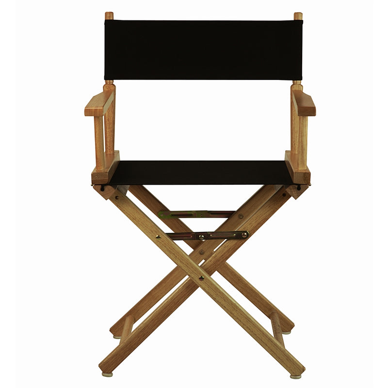 18  Director's Chair Natural Frame-Black Canvas