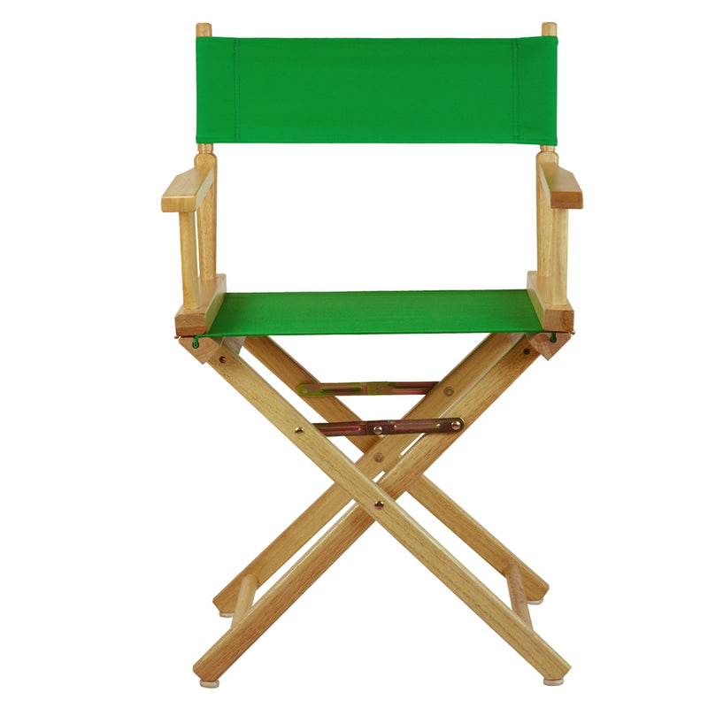 18  Director's Chair Natural Frame-Green Canvas