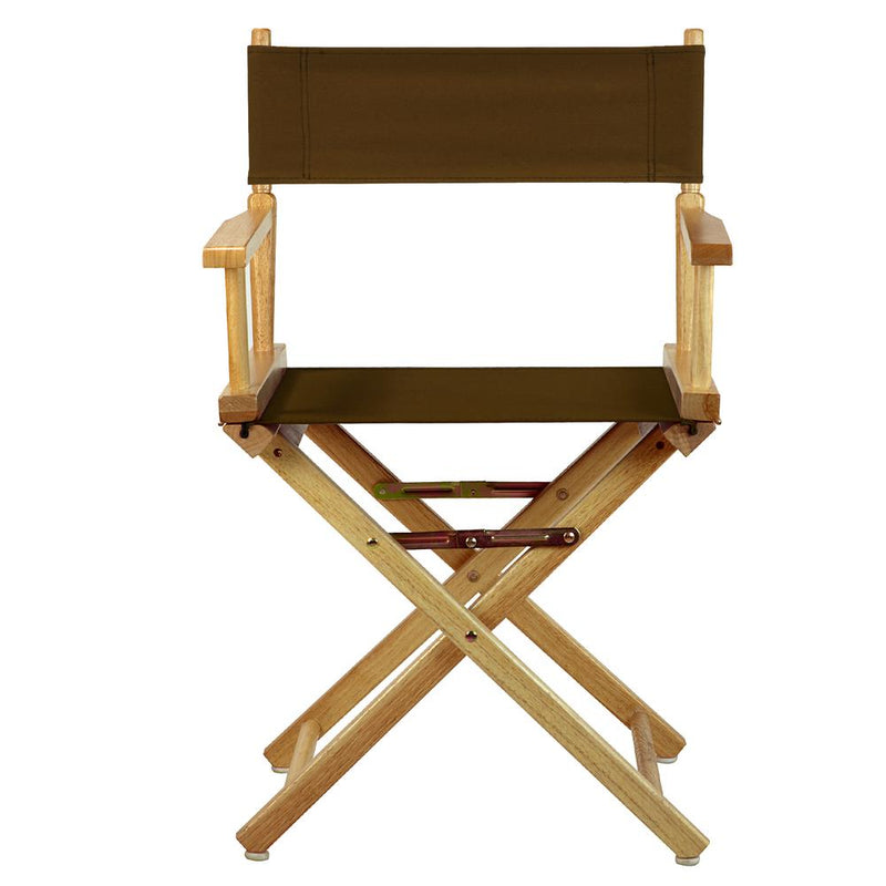 18  Director's Chair Natural Frame-Brown Canvas