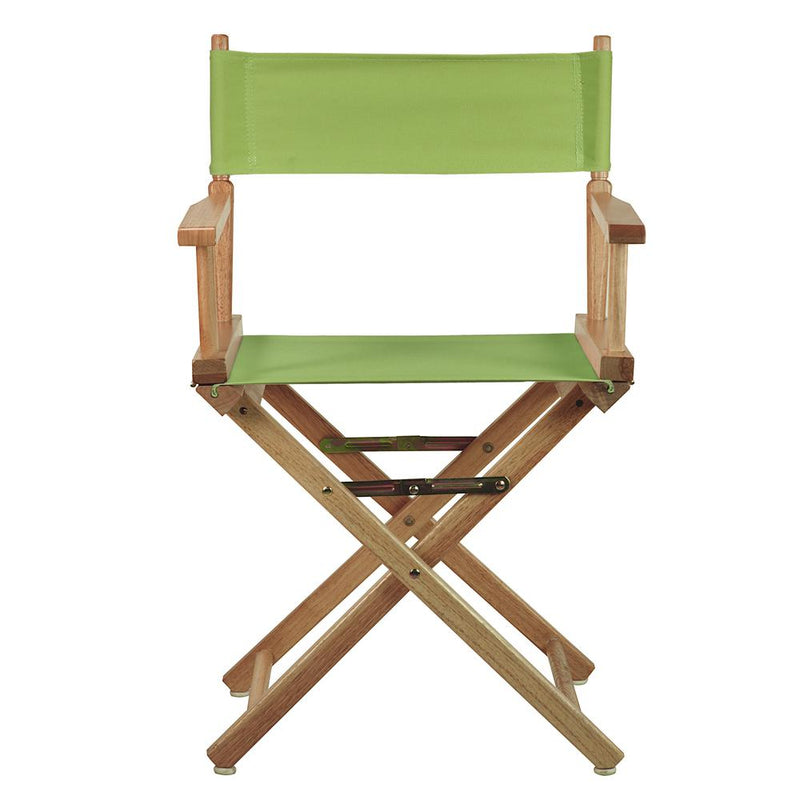 18  Director's Chair Natural Frame-Lime Green Canvas