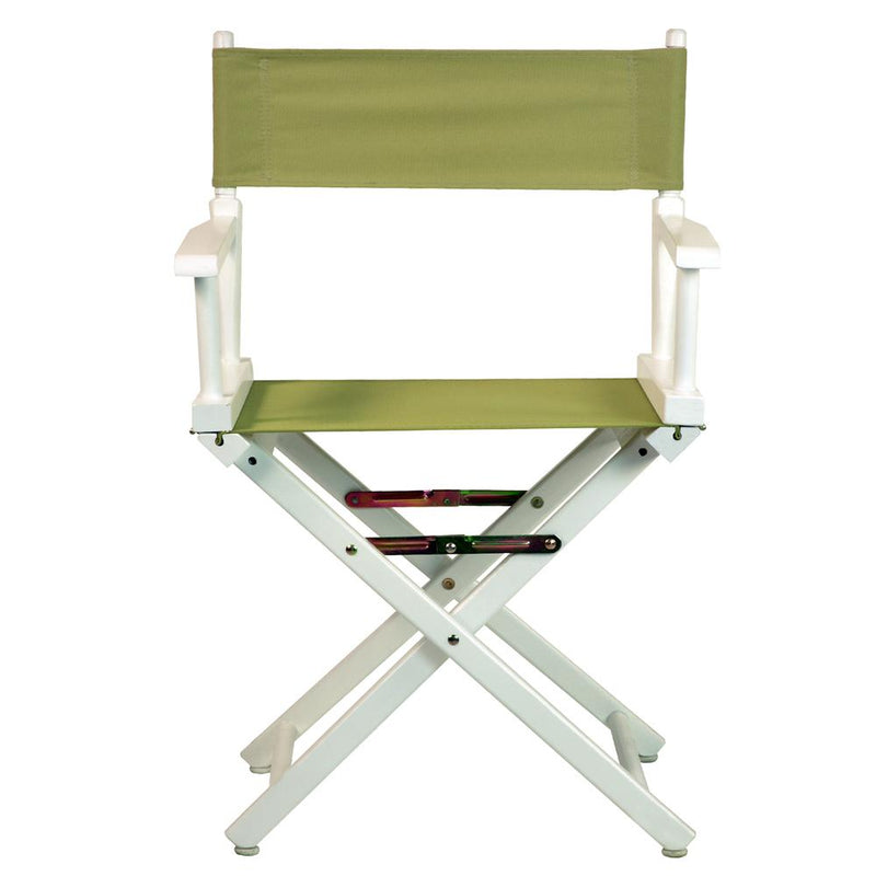 18  Director's Chair White Frame-Olive Canvas