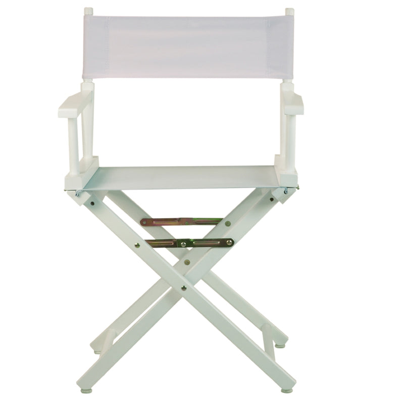 18  Director's Chair White Frame-White Canvas