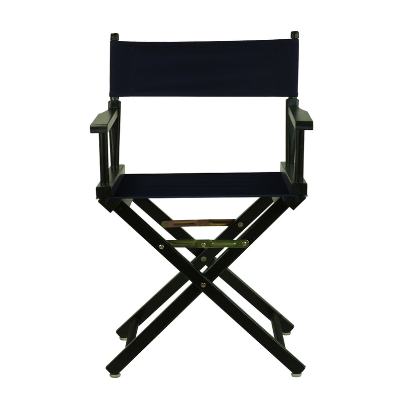 18  Director's Chair Black Frame-Navy Blue Canvas