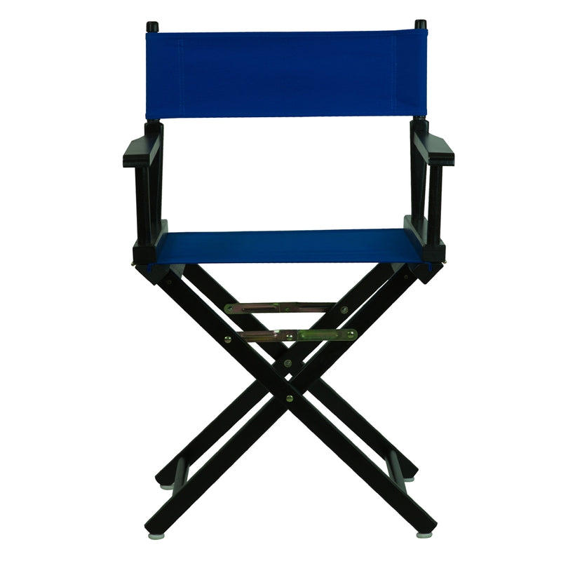 18  Director's Chair Black Frame-Royal Blue Canvas