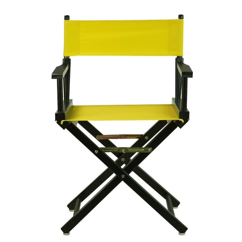 18  Director's Chair Black Frame-Yellow Canvas