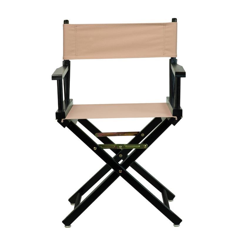 18  Director's Chair Black Frame-Tan Canvas