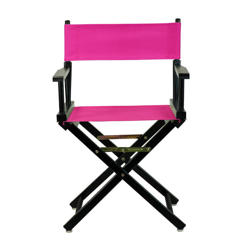 18  Director's Chair Black Frame-Magenta Canvas