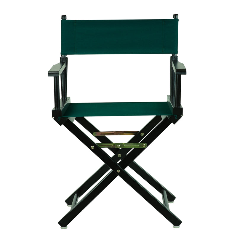 18  Director's Chair Black Frame-Hunter Green Canvas