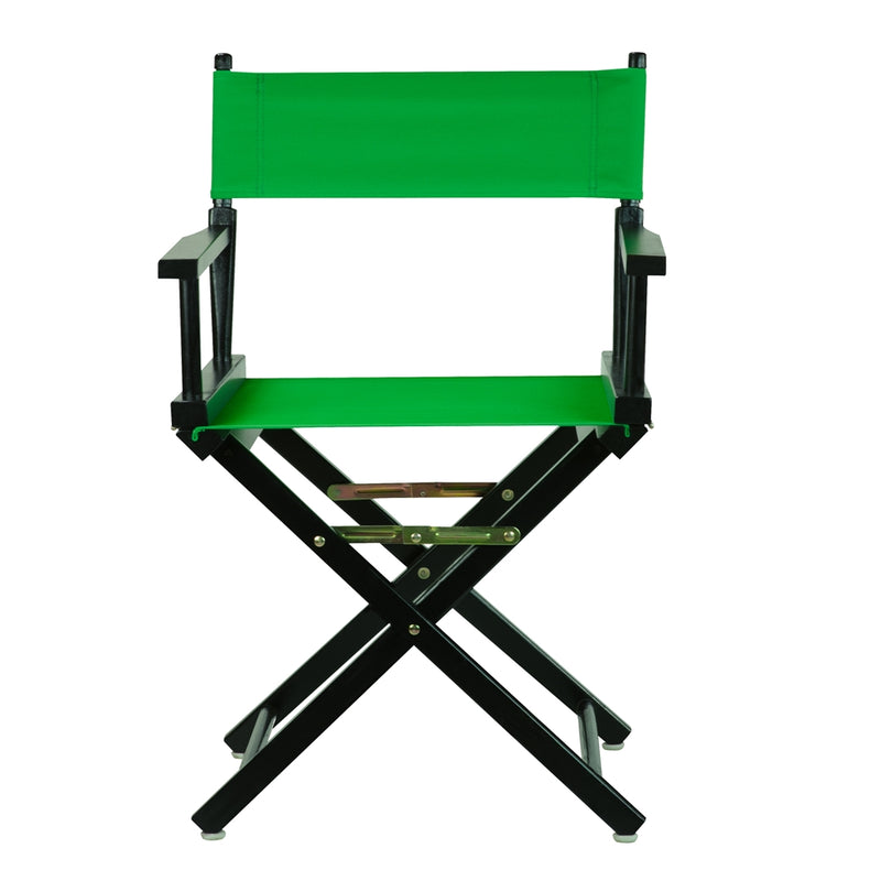 18  Director's Chair Black Frame-Green Canvas