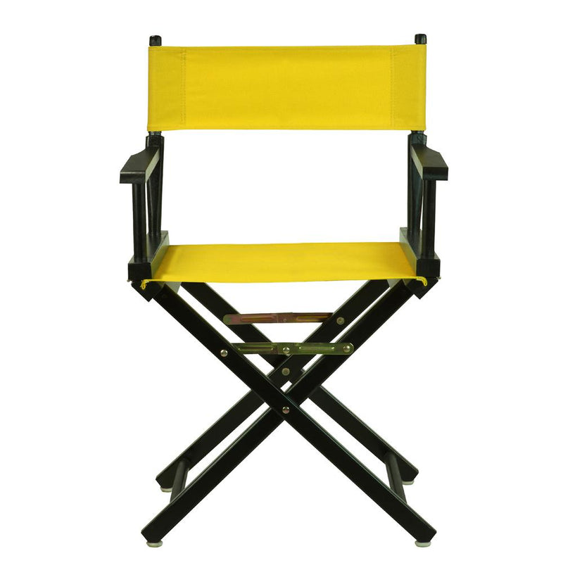 18  Director's Chair Black Frame-Gold Canvas