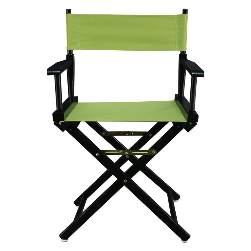 18  Director's Chair Black Frame-Lime Green Canvas