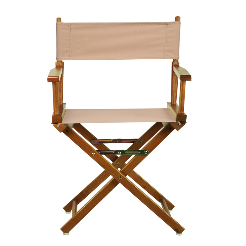 18  Director's Chair Honey Oak Frame-Tan Canvas