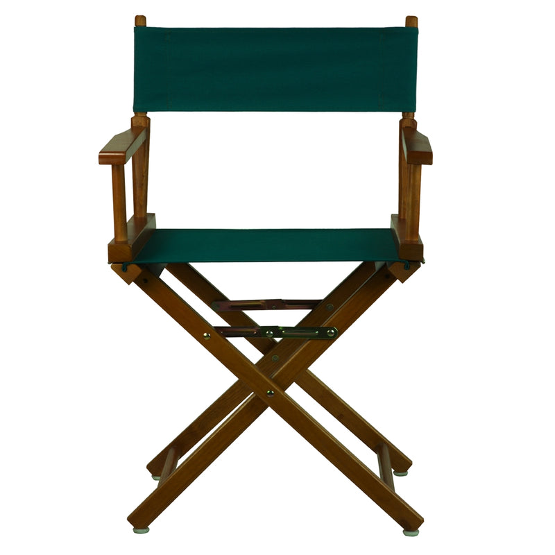 18  Director's Chair Honey Oak Frame-Hunter Green Canvas