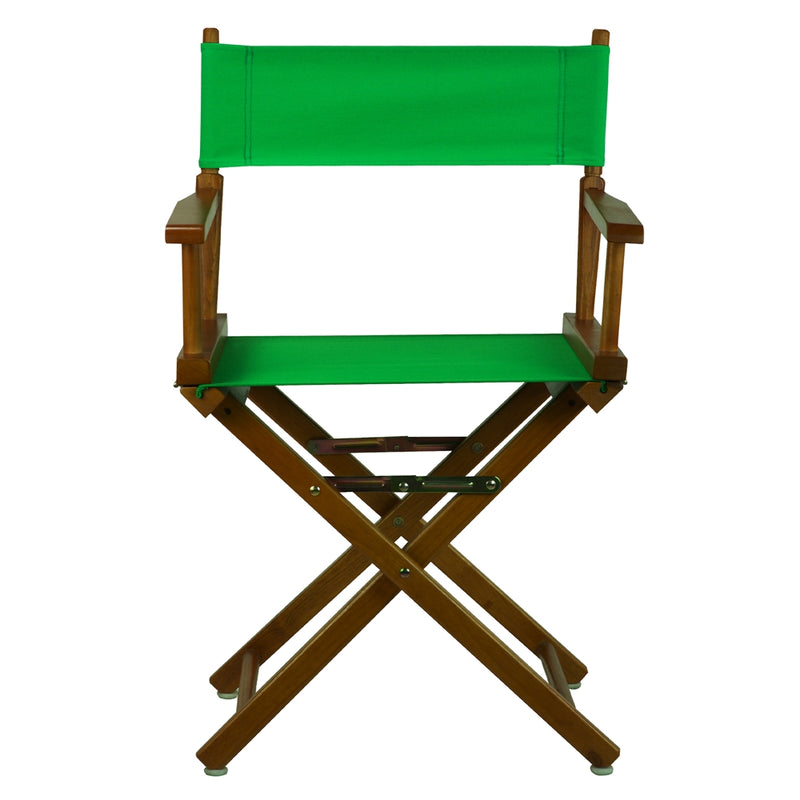 18  Director's Chair Honey Oak Frame-Green Canvas