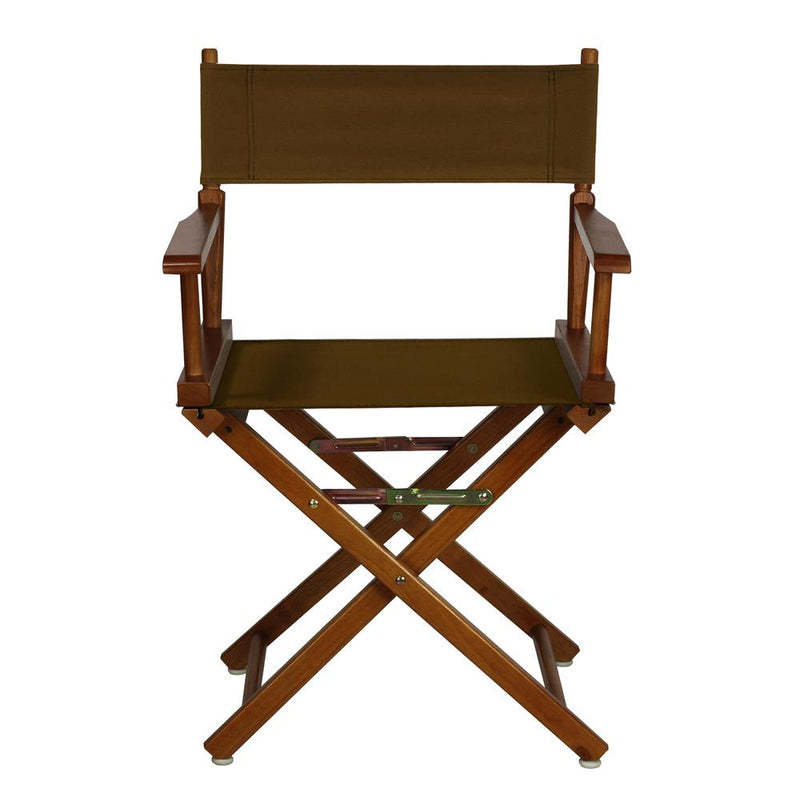 18  Director's Chair Honey Oak Frame-Brown Canvas