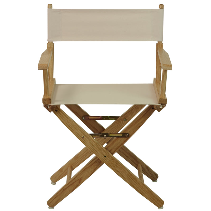 American Trails Extra-Wide Premium 18   Directors Chair Natural Frame W/Natural Color Cover