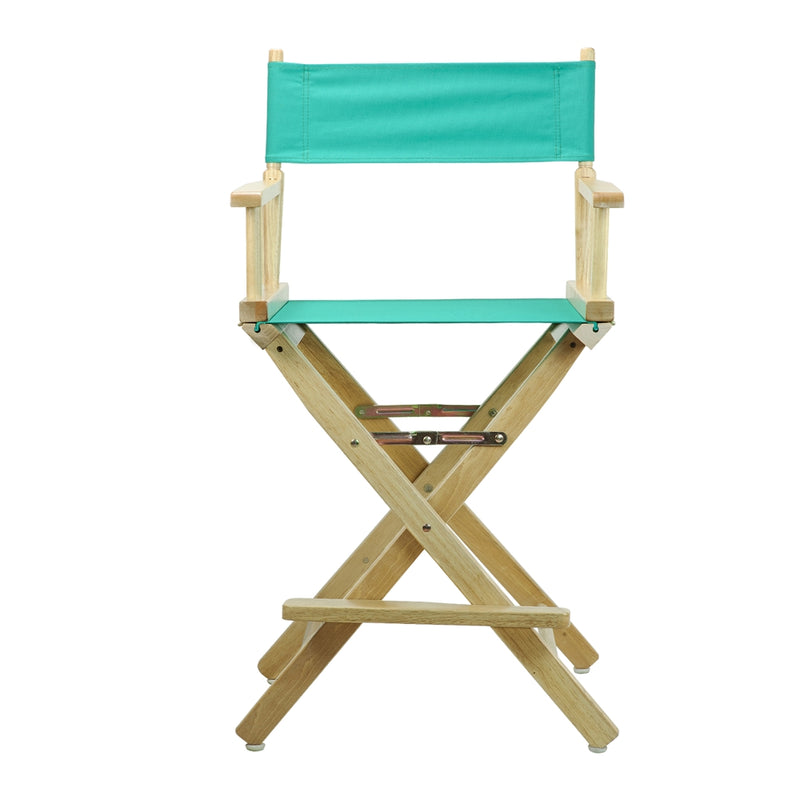 24  Director's Chair Natural Frame-Teal Canvas