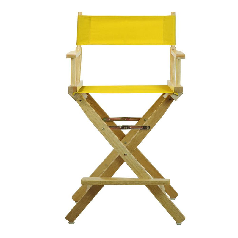 24  Director's Chair Natural Frame-Gold Canvas